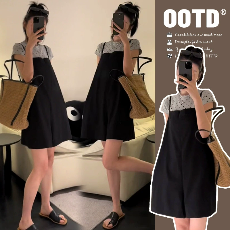 2024 летний новый стиль брюки с нарезаком