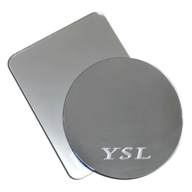 Акриловая линза фиксированное зеркальное зеркало линза из органического стекла Серебряная обработка линз косметическое зеркало стеклянное зеркало