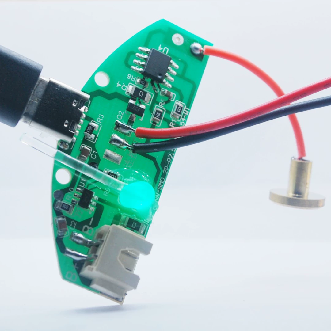 Светодиодная лампа на USB с цепной платой Touch Light, без подставки, белый свет, 1 Вт, высокая яркость, Type-C зарядка, защита