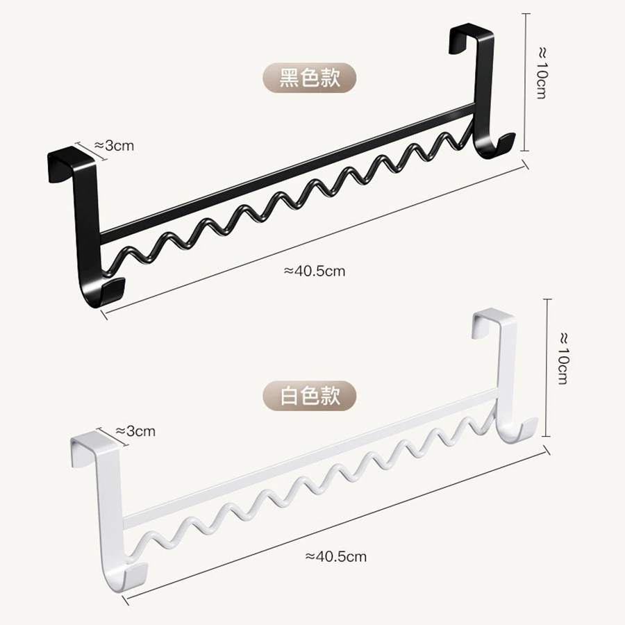 Wall-Mounted Dormitory Bedside Hook, Carbon Steel, No-Drill Over-Bed Multi-Function Hanger