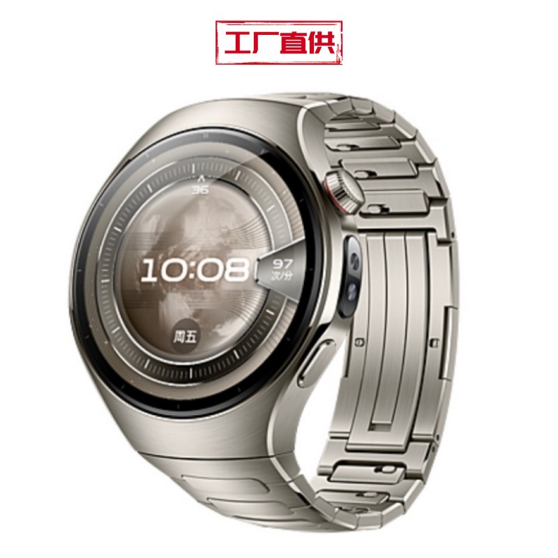 Suitable for Huawei Huawei Watch5 Special Real I-Shaped Seamless Side Sliding Watch Strap Watch5 Titanium Watch Strap