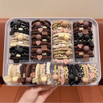 高弹力马尾发绳耐用大肠发圈高级感头绳女生扎头皮筋头饰皮套发饰