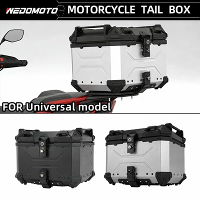 Motorcycle trunk | High-Strength Abs Quick-Release Waterproof and