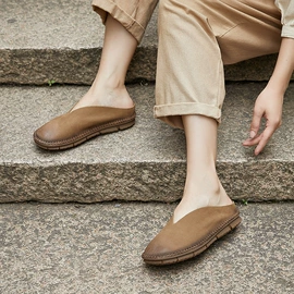 女式休闲单鞋;女式皮靴;平底拖鞋