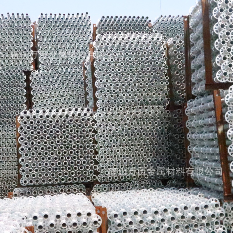 热镀锌盘扣脚手架建筑内架搭建圆盘式脚手架现货批发承插式脚手架