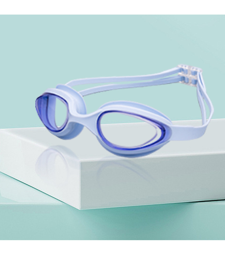 Silicone adult high-definition equipment 2023 new waterproof and anti fog swimming goggles_voghion.com