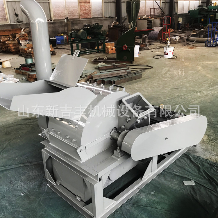 毛竹竹筒削片机双口建筑废旧模板树枝粉碎机果园修剪果木粉碎机