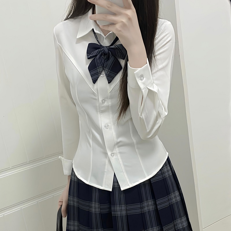 Односторонние рубашки с длинными рукавами