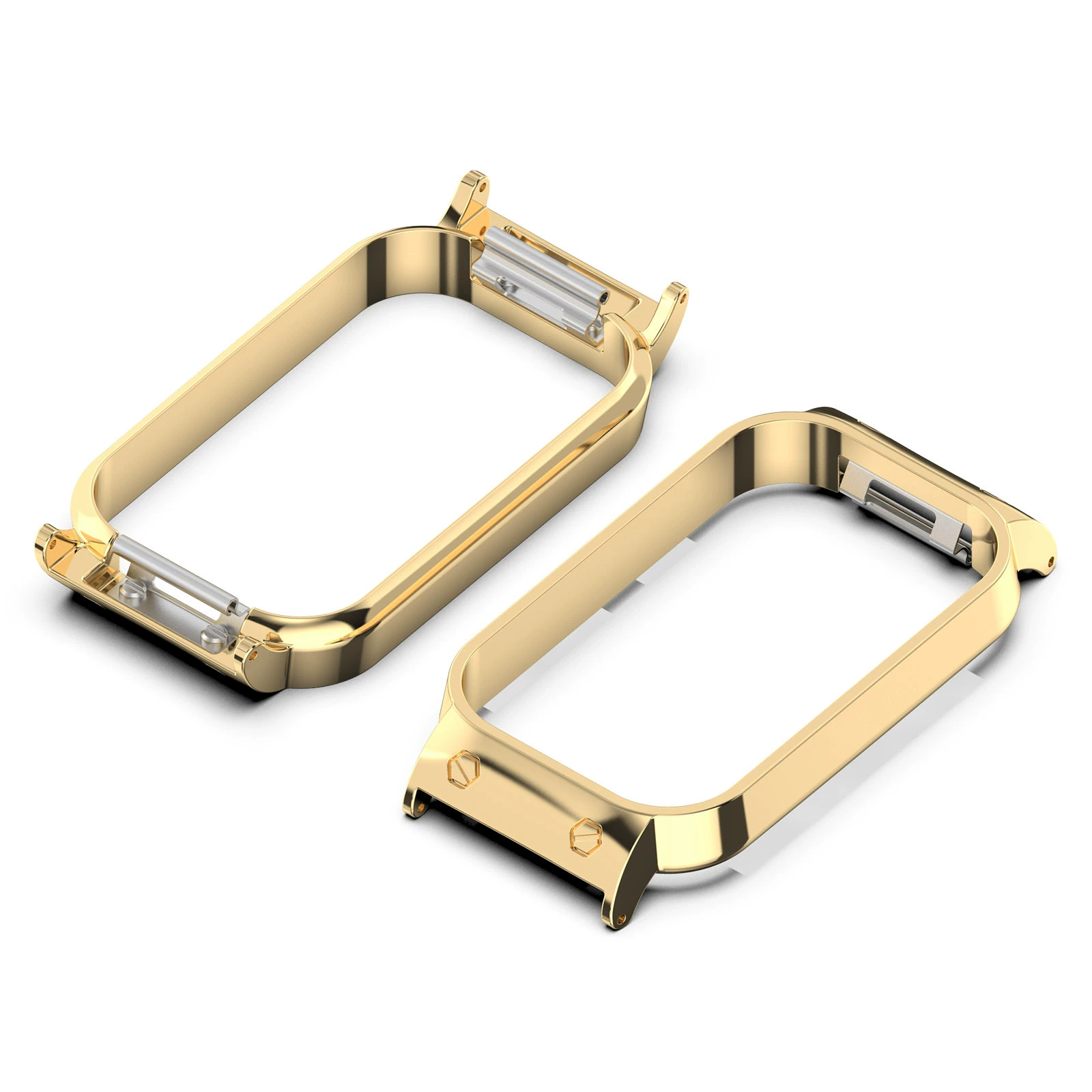 Подходит для Xiaomi Band 8 Active, металлический корпус для часов и соединительная рамка для Redmi Band 2