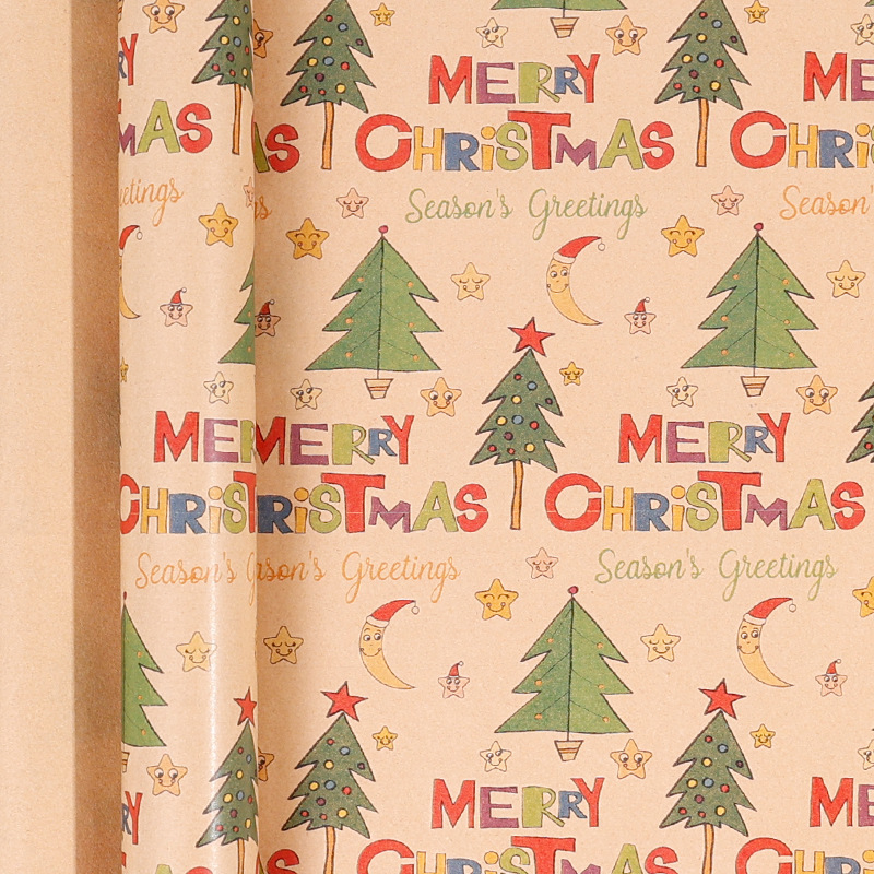 크리스마스 시리즈 - 크리스마스 알파벳 트리, 43*300cm 롤