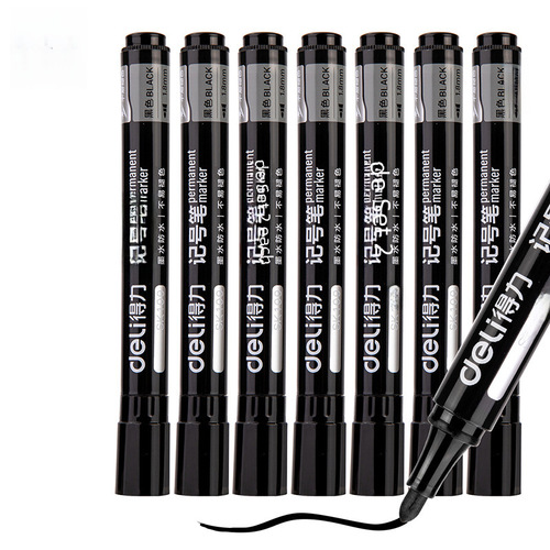 Get Leimi marking pen wholesale oily black red marking pen thick waterproof does not fade fast drying big head express construction site