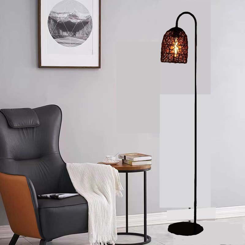 Lámparas de pie nórdicas transfronterizas sala de estar sofá estudio dormitorio cabecera de cama minimalista estilo americano al por mayor lámparas de hotel