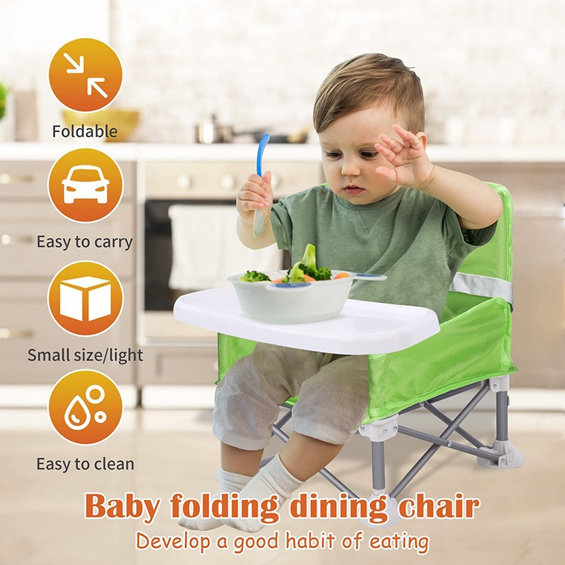Hogar para niños Silla de comedor portátil plegable silla plegable de comedor al aire libre Silla de comedor