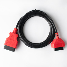 汽车检测仪OBD2延长线车载电脑X431连接线转换插头公对母转接线