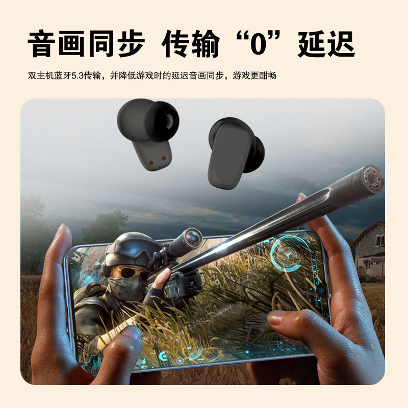 ANC+ENC デュアルモードアクティブノイズリダクションと遮音 Bluetooth イヤホン、睡眠用、いびき防止ノイズフィットネスとスポーツ用|undefined