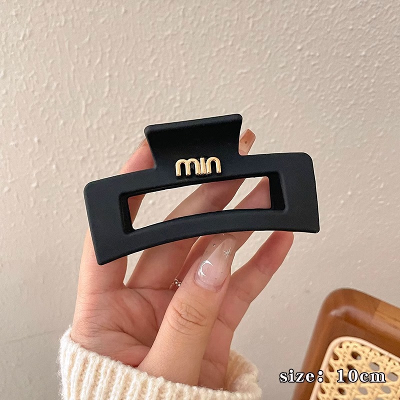 Clip de pelo de gran tamaño esmerilado simple Cabeza trasera updo horquilla de alto grado tiburón clip horquilla tocado al por mayor