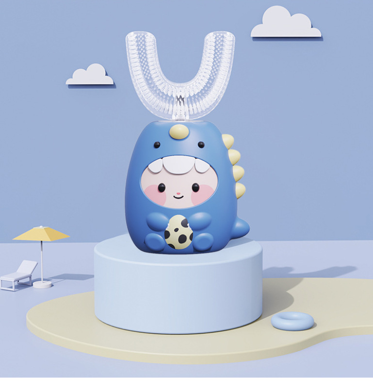 子供用電動歯ブラシU型電動U型赤ちゃん音波静音歯ブラシ2-6-12歳以上歯磨き神器|undefined