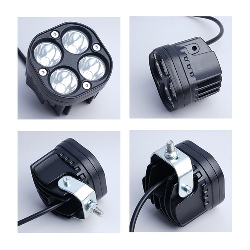 New four-leaf clover electric vehicle spotlight 3 inches motorcycle modified external headlight off-road vehicle modified headlight