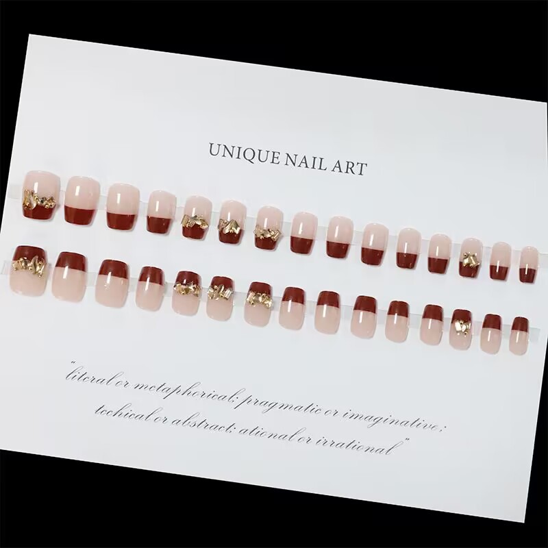 M485酒红法式碎钻 (2)