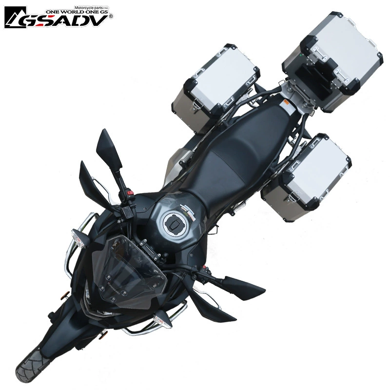 GSADV Подходит для Kawasaki X300Versys трехбочная боковая коробка - багажник модификация дуги из алюминиевого сплава оригинал автомобиля мотоцикл