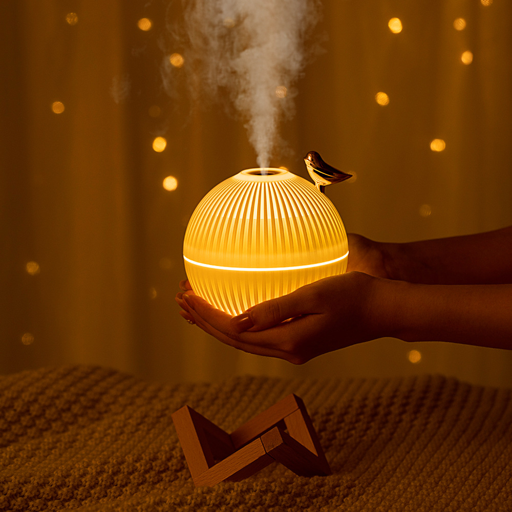 Planet Projection Lamp Humidifier Usb Mini Starry Sky Ocean Christmas Tri-color Lamp Household Mute Small Atomizer