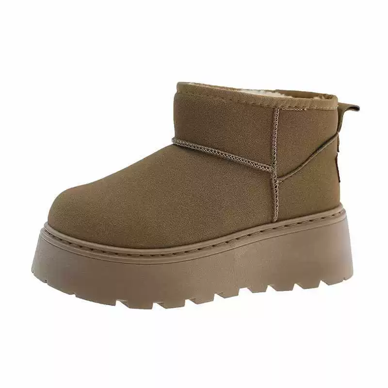 Winter warm boots platform, keep warm non-slip shoes