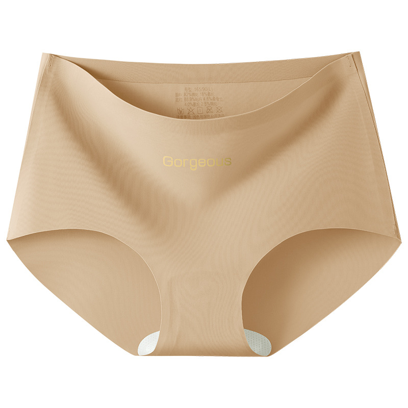 Seda de morera entrepierna alargada entrepierna antibacteriana sin costuras hilo de hielo ejercicio de yoga sin costuras niñas calzoncillos de mujer sin costuras sin caderas