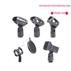Mic Clip for Direct Manufacturer Sales, U-shaped Mic Clip, Universal Cable and Wireless Condenser Microphone Clip
