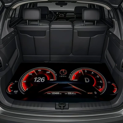 Avtomobil döşəmə paspasları — Trunk Mat with Full Coverage - hbxd-7-75100cm-crystal-velvet