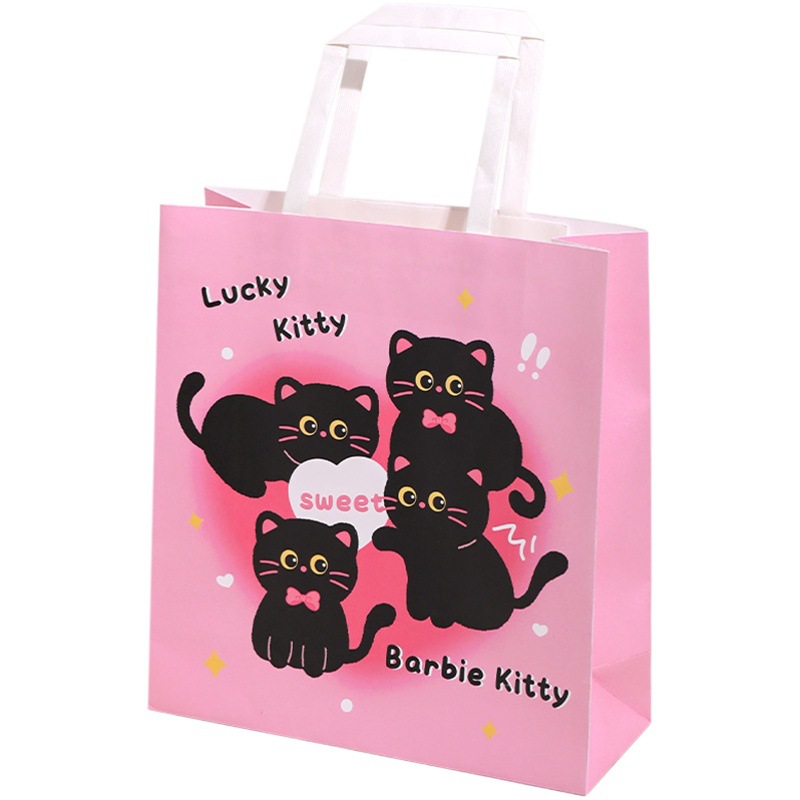 Lindo bolso de papel bolsa de regalo bolsa conveniente bolsa de regalo de alta apariencia pequeña bolsa de almacenamiento portátil al por mayor