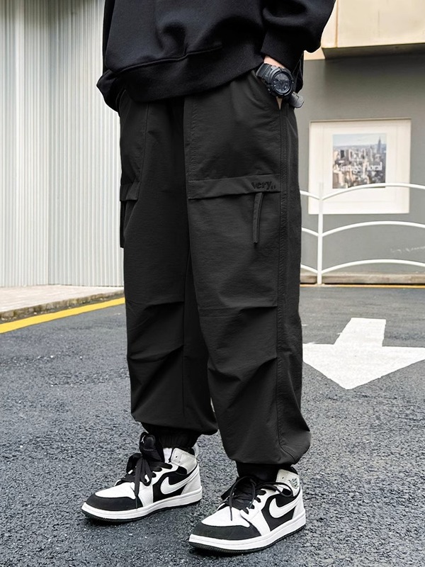 男童裤子春秋款2025新款春装大男孩休闲长裤炸街痞帅风儿童工装裤|undefined