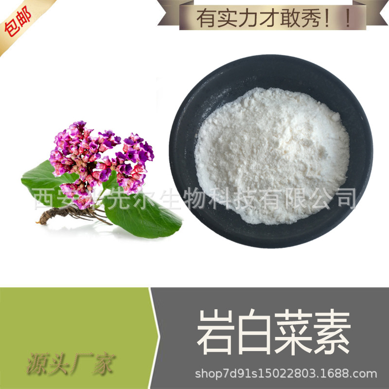 岩白菜素98% 岩白菜内酯 植物提取物 厂家 现货量大从优
