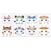 Children's animal face sticker B