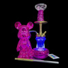 Middle East Arabia water smoke resin craft water cigarette love bear shape water smoke bar lights water smoke house