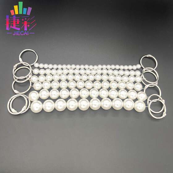 New Cave Shoes Shoe Chain Shoe Accessories Pearl Chain Removable Shoe Buckle Cup Buckle Decoration Factory Direct Sale
