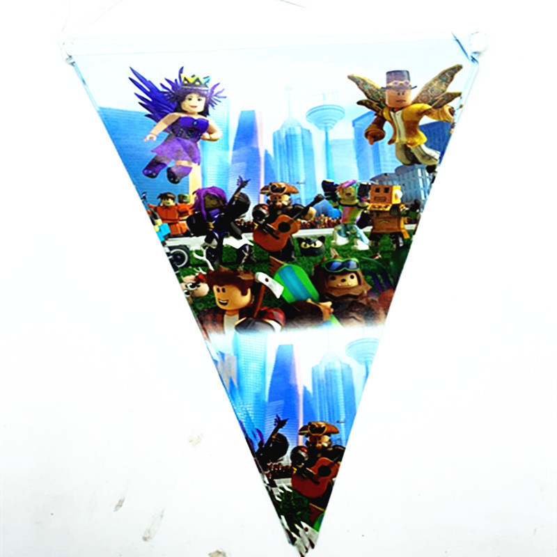 Triángulo bandera colección bebé cumpleaños fiesta decoración tire bandera colorido bandera cumpleaños tire flor cumpleaños diseño banner fuente de fábrica