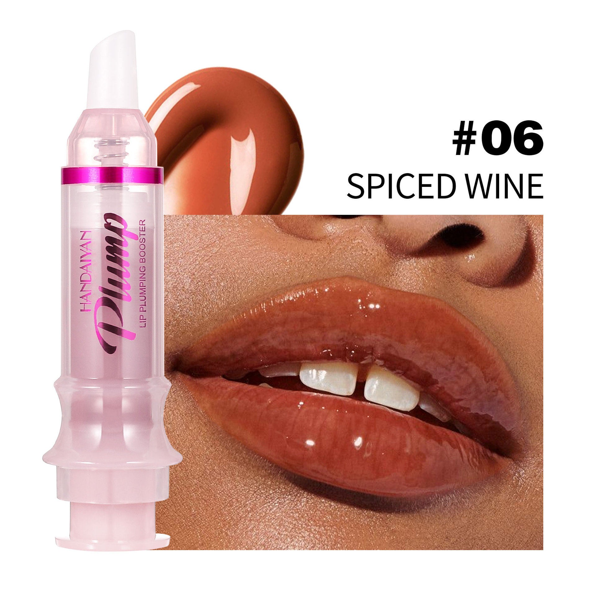 HANDAIYAN transfronterizo venta caliente labial miel de labios humectante labial húmeda fácil de colorear labial miel de labios humectante labial image 11