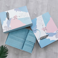 32股純棉寬緞毛巾浴巾禮盒全棉毛巾批發禮品套盒毛巾禮盒禮品毛巾