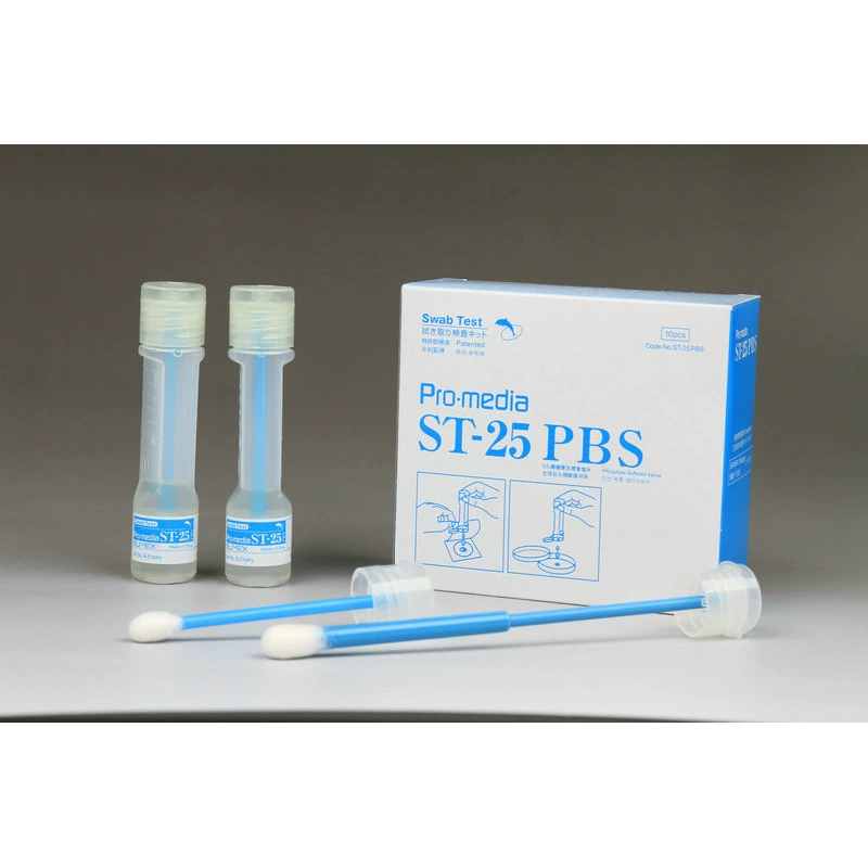 Япония ELMEX Anke одноразовый аппликатор палочка ST25PBS аппликатор палочка аппликатор поверхности объекта Протирка пробоотборная трубка