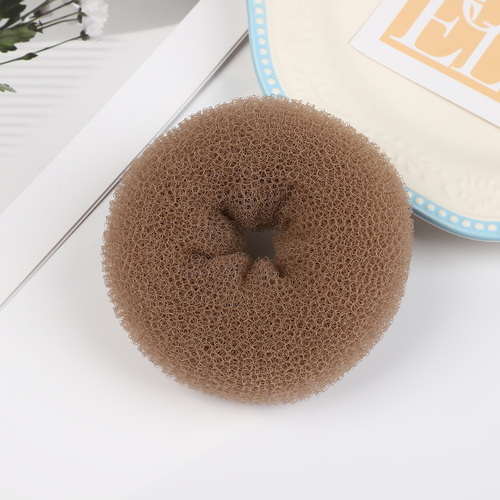 Ball-head doughnut cone para el cabello de chicas coreanas lindas Ball-head cone para el cabello flojo no daña toque de cabello