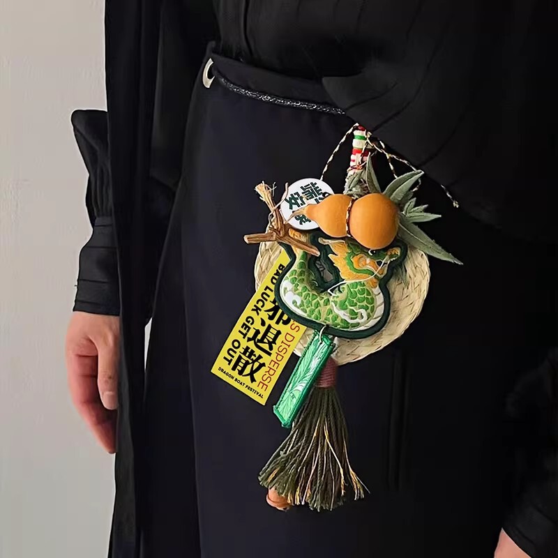 Dragon Boat Festival DIY Dragon Boat Festival Hanging Ornaments New Style Gourd Sachet Evil-Repelling Pendant Good Luck Ornament Gift Box Dragon Boat Festival DIY Dragon Boat Festival Hanging Ornaments New Style Gourd Sachet Evil-Repelling Pendant Good Luck Ornament Gift Box