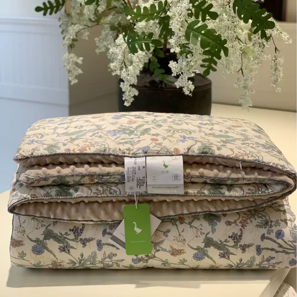 Korean Big Goose Winter Thickened Warm Single Bean Quilt 150X200Cm Machine Washable Cotton Soybean Winter Quilt Core