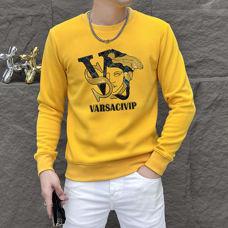 Fábrica de fuente de una primavera y otoño 2024 nueva letra estampada en caliente chaqueta de hombre joven chaqueta casual diaria