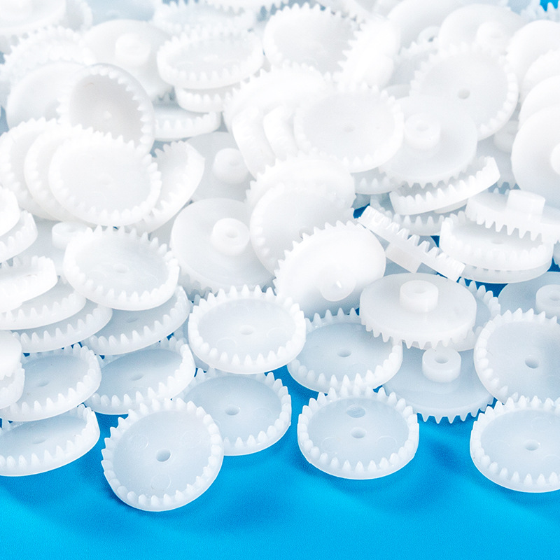 Engranaje corona de doble capa con husillo accesorio para modelos y proyectos tecnológicos