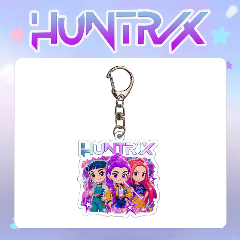 HUNTRIX猎魔女团 亚克力钥匙扣 包包挂件 配件饰品 KPOP周边|undefined