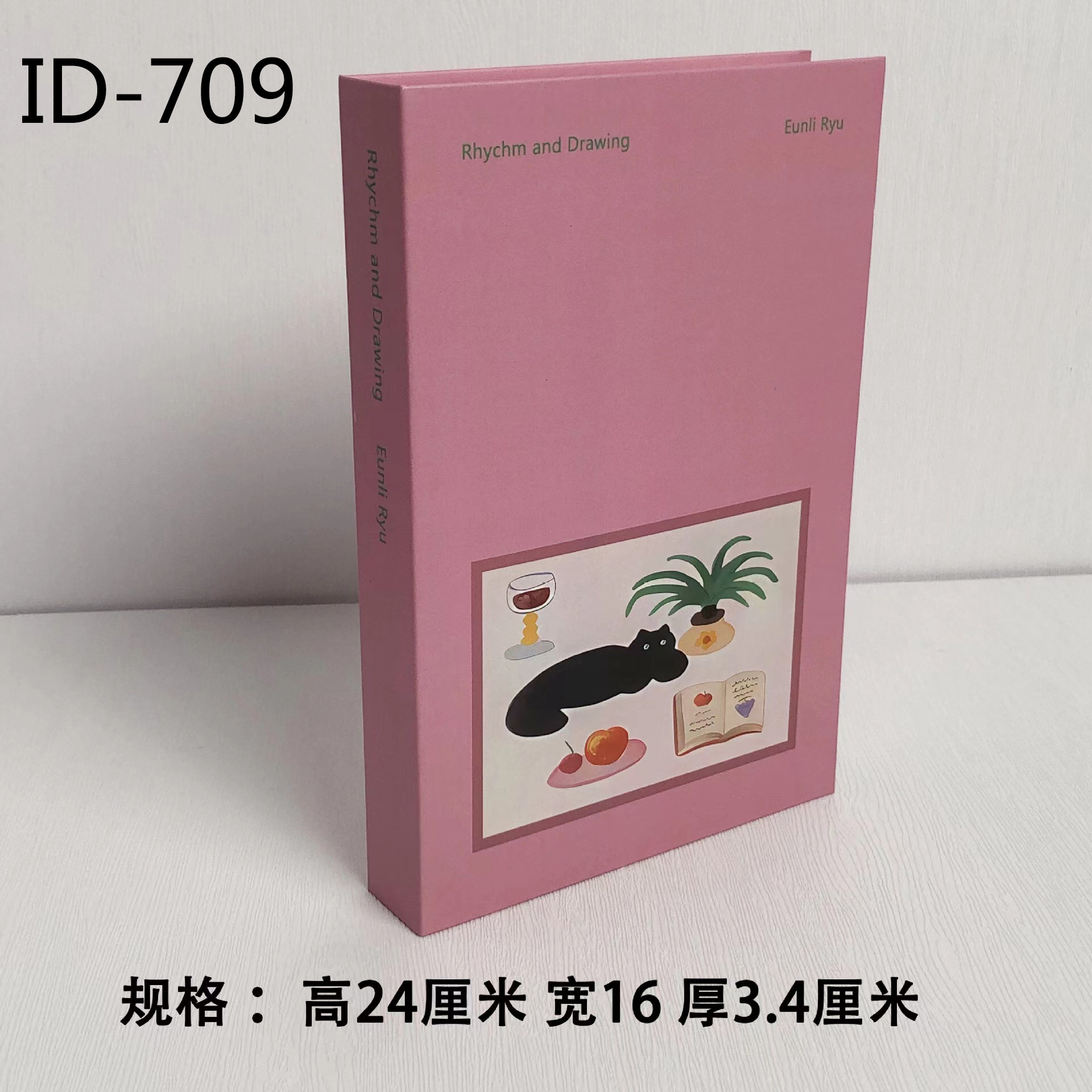 Libros falsos plegables estilo nórdico/INS, props de fotografía, decoración suave, muestra de fábrica