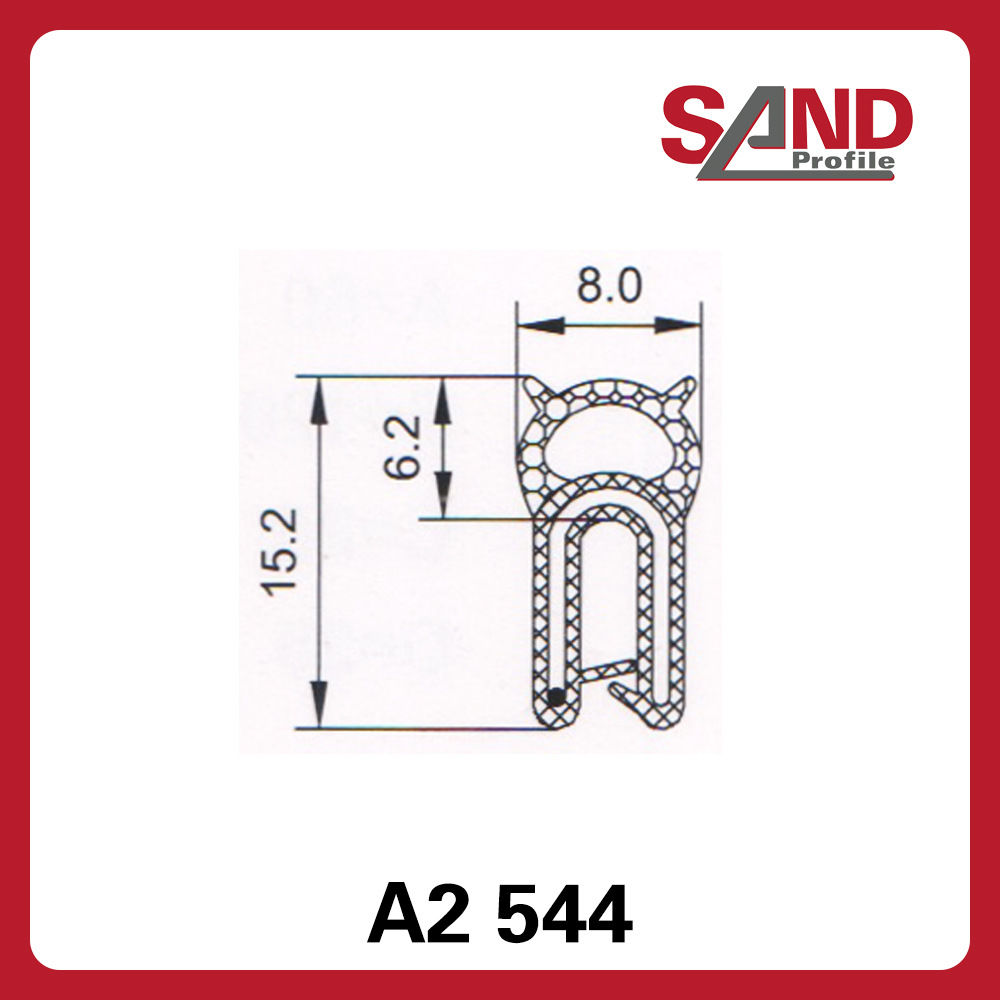 申波菲勒SAND密封条棱边保护条护边条橡胶条A2544