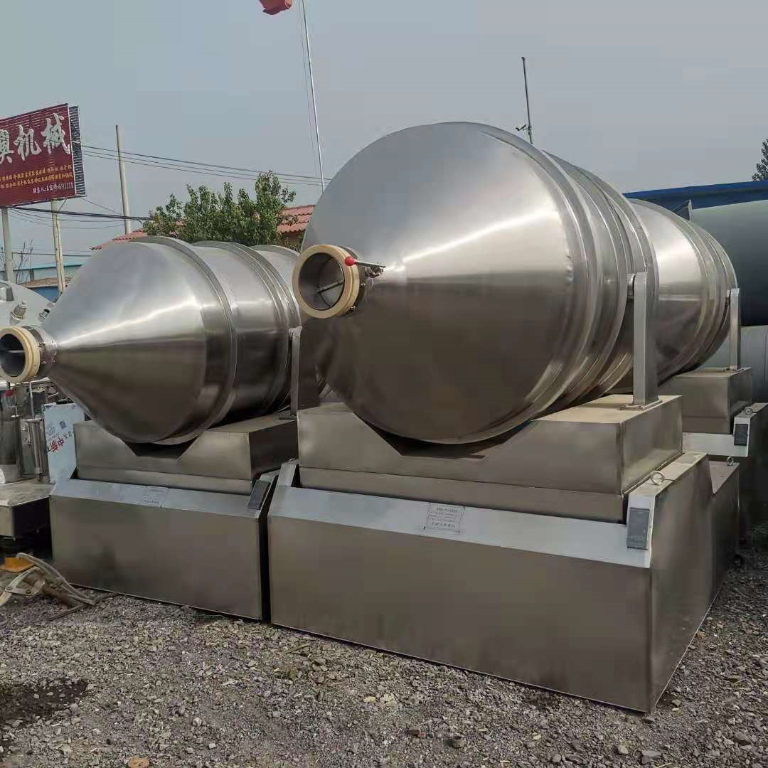 出售2000L不锈钢二维运动混合机  粉状颗粒混合机  V型混合机