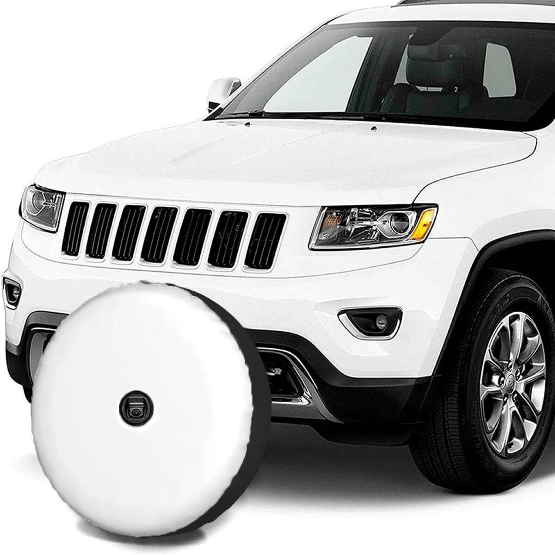 Customized According to Your Drawings, Easy-To-Install Oxford Cloth Spare Tire Cover with Holes, Breathable Tire Cover, Waterproof and Dustproof Car Protective Cover