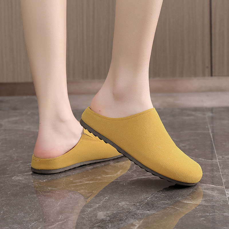 Chaussons Zy8581 à bout fermé, mi-mollet, collection été 2025, tendance, respirants, à semelle épaisse et souple, style décontracté, effet rehausseur._voghion.com